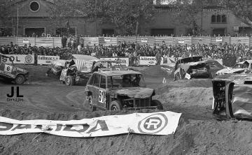 I Stock-Cars de Barcelona, 1982 (Foto: José Luis Cortijos)